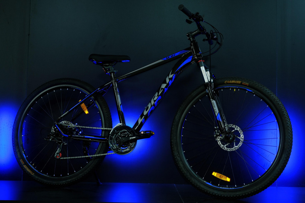 LORAK M-07 Prom Чёрный/Синий глянец (29")