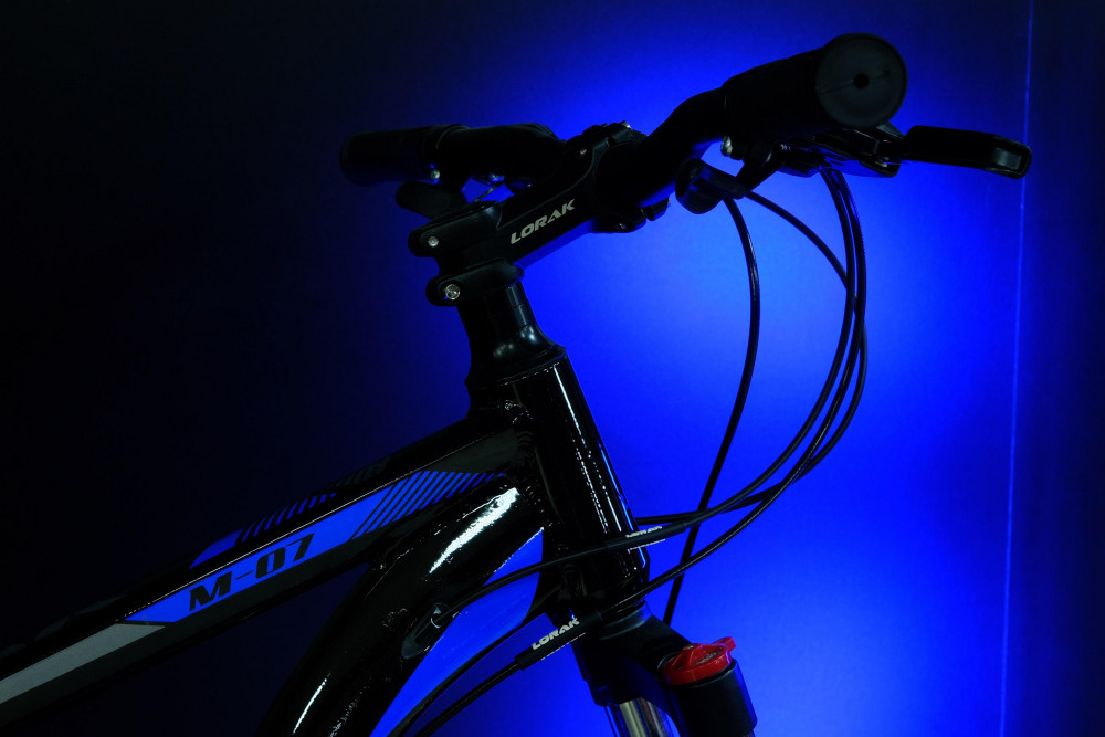 LORAK M-07 Prom Чёрный/Синий глянец (29")