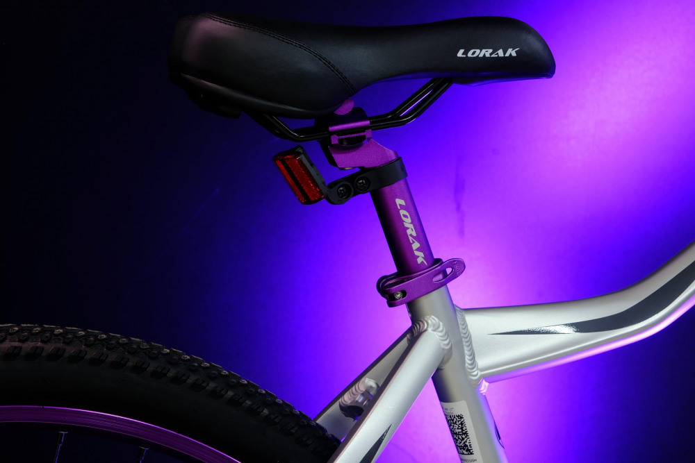 LORAK GLORY 400 9 sp Матовый Серебристый/Фиолетовый 17р (на рост 155-173)