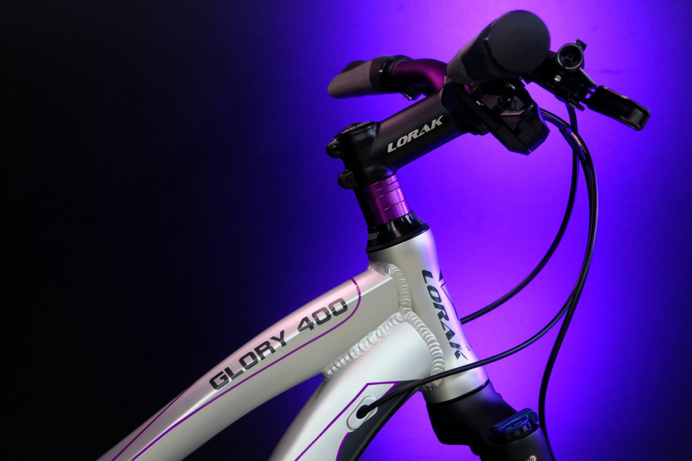 LORAK GLORY 400 9 sp Матовый Серебристый/Фиолетовый 17р (на рост 155-173)