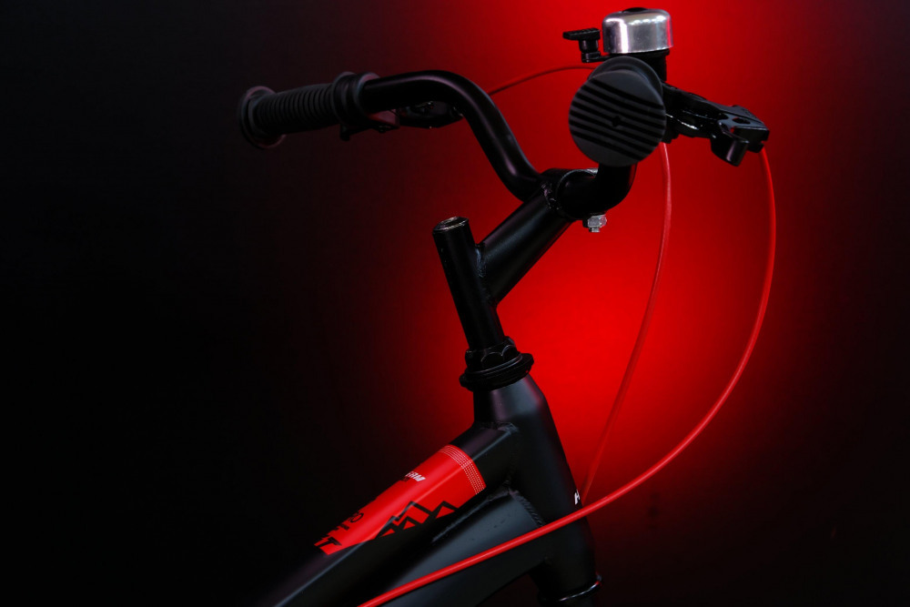 HEAM 20 FATBOY Disk Матовый Чёрный/Красный