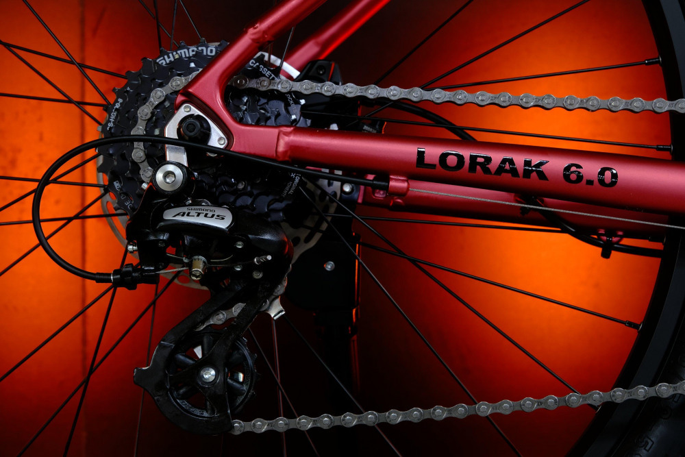 LORAK 6.0 8 sp Матовый Серый/Оранжевый 19р (на рост 171-182)